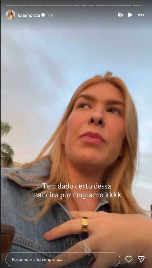 Storie Lore Improta - Foto: Reprodução/Instagram