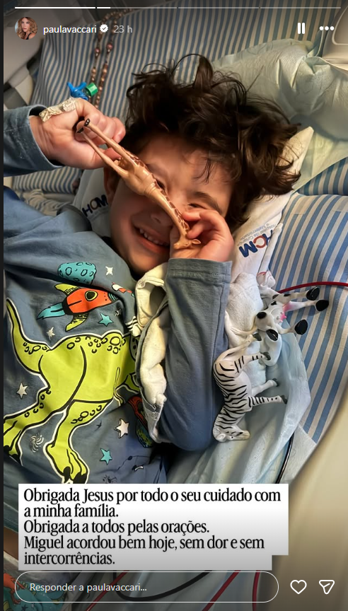 Filho de Cristiano é picado por escorpião - Foto: Reprodução/instagram
