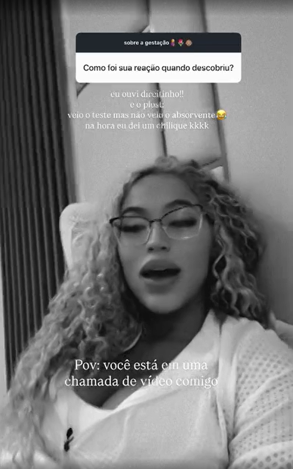Storie Rauany Barcellos - Foto: Reprodução/Instagram