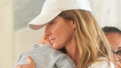 Com fortuna estimada em US$ 30,5 milh&otilde;es, Gisele B&uuml;ndchen aposta em aerolook de moletom com t&ecirc;nis