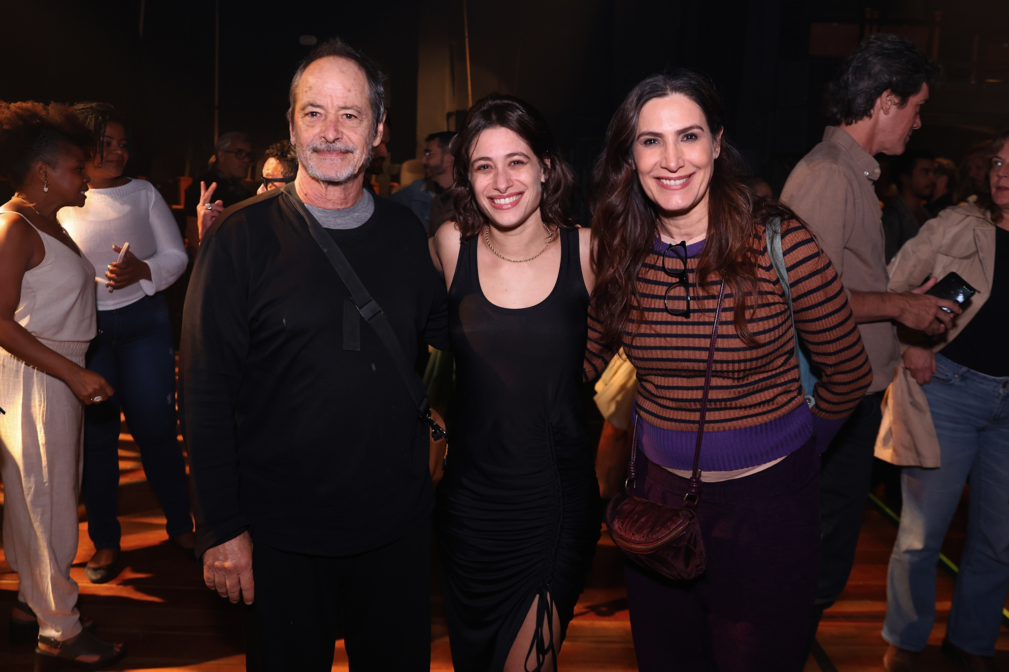 Guel Arraes, Luisa Arraes e Virginia Cavendish - Foto: Roberto Filho / Brazil News