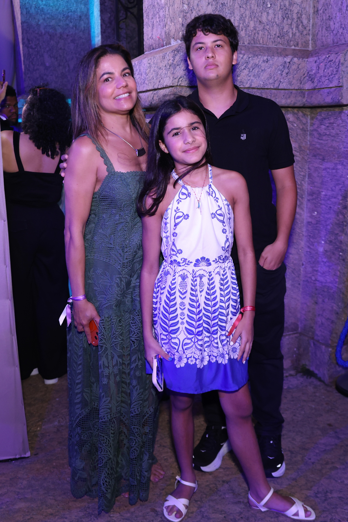 Nivea Stelmann com os filhos