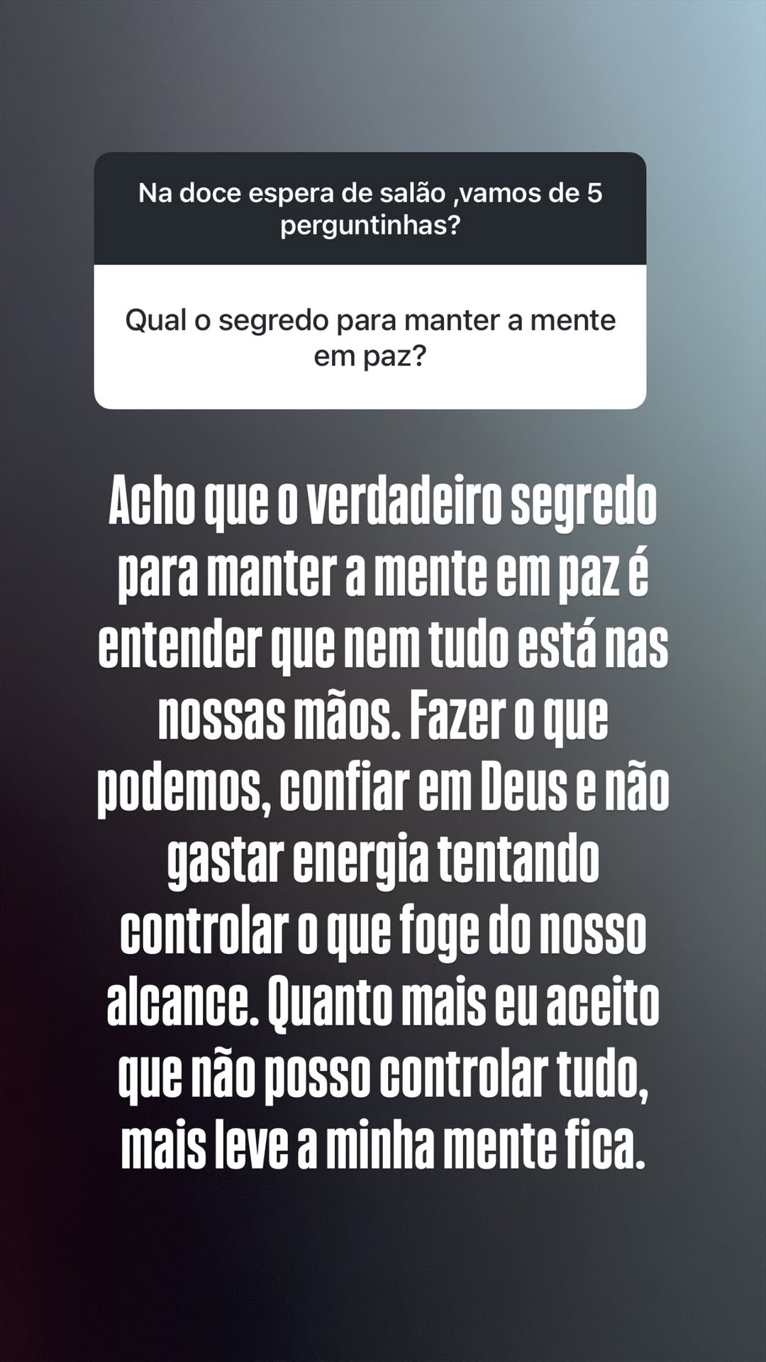 Poliana Rocha interage com seguidores — Foto: Reprodução/Instagram