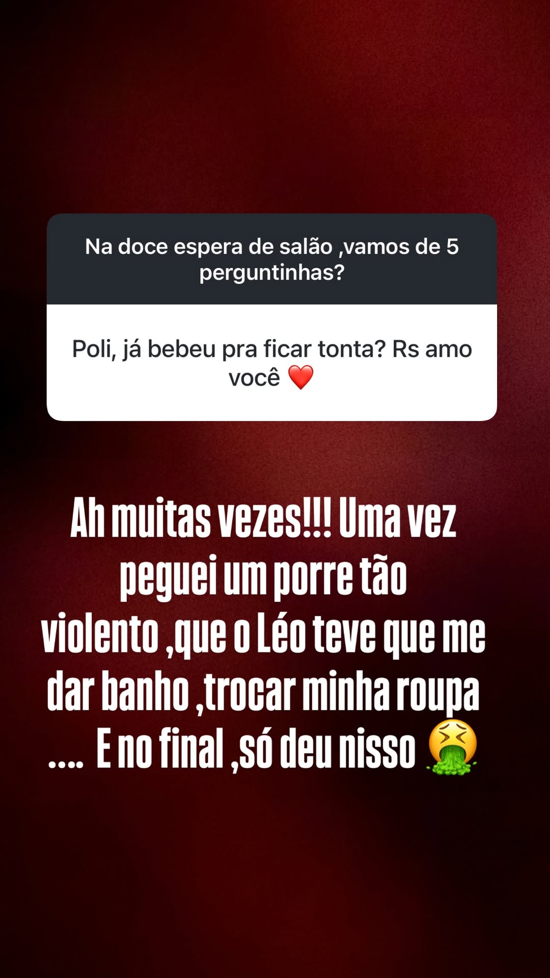 Poliana Rocha interage com seguidores — Foto: Reprodução/Instagram
