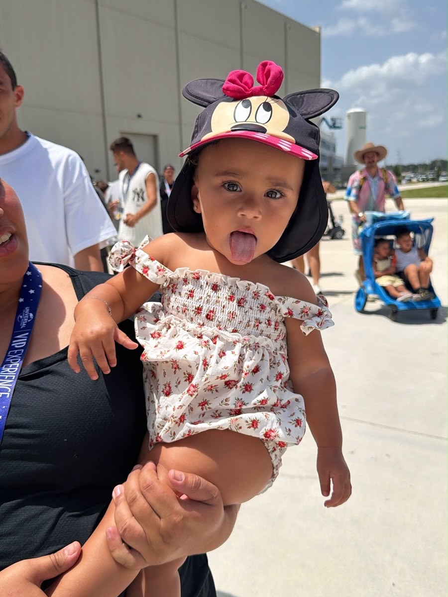 Bruna Biancardi mostra dia de parque com Neymar e família — Foto: Reprodução/Instagram