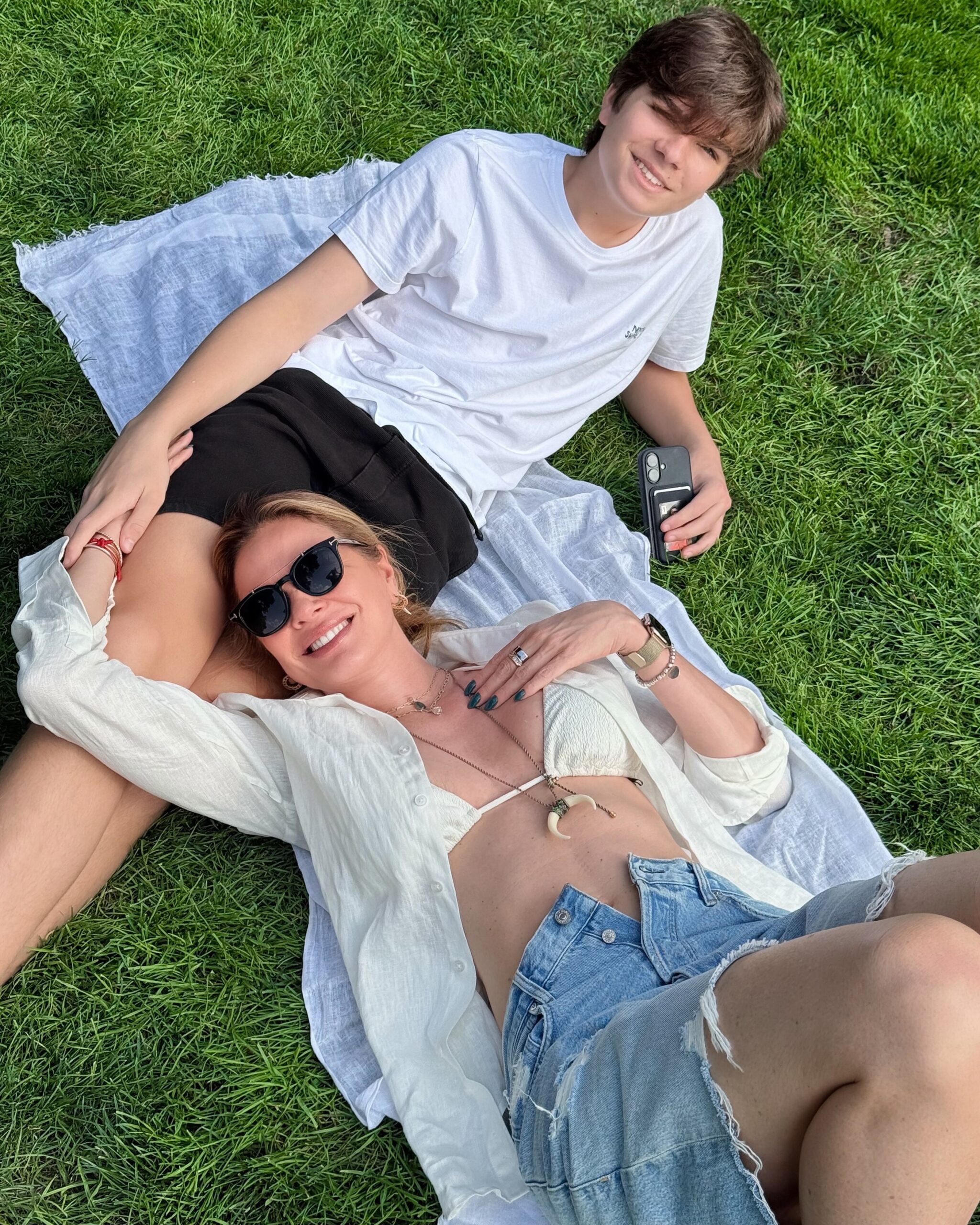 Luciana Gimenez e o filho — Foto: Reprodução/ Instagram @lucianagimenez