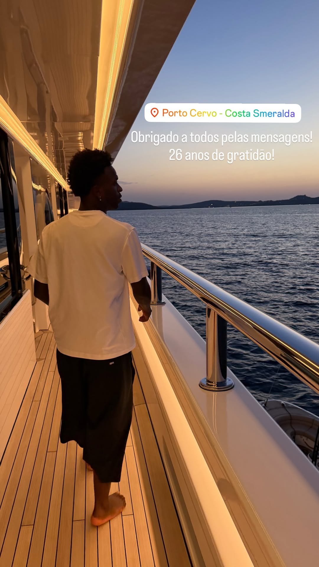 Story de Vini Jr — Foto: Reprodução/Instagram
