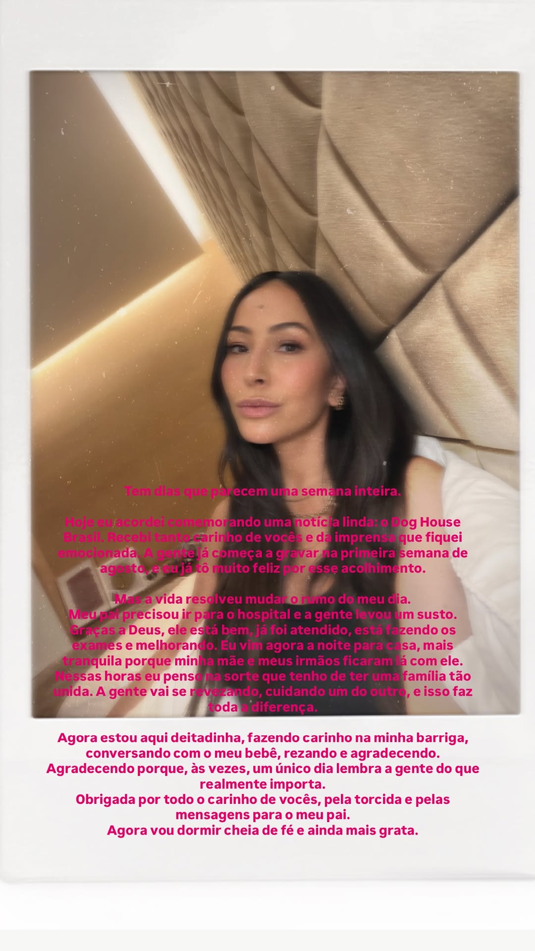 Sabrina Sato compartilha desabafo sobre seu dia — Foto: Reprodução/Instagram