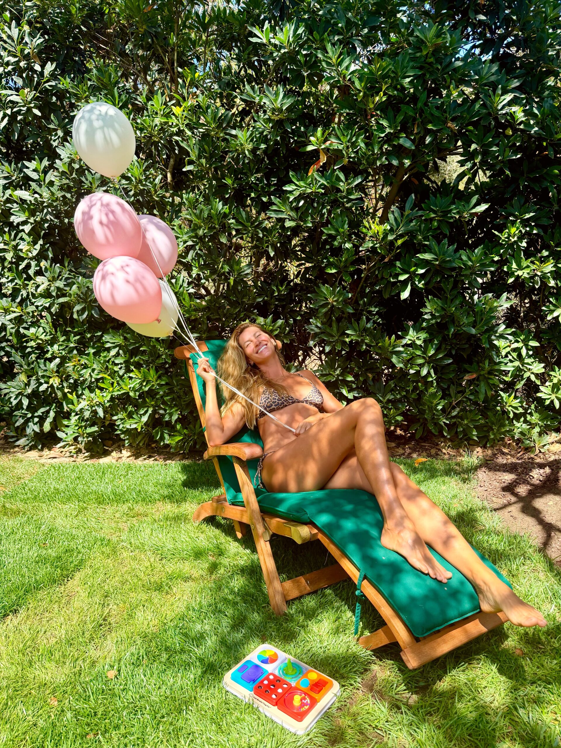 Gisele Bündchen comemora aniversário com festa intimista — Foto: Reprodução/Instagram