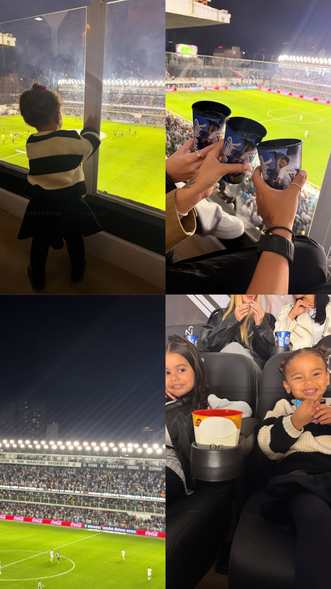 Neymar com Mavie e Mel — Foto: Reprodução/ Instagram