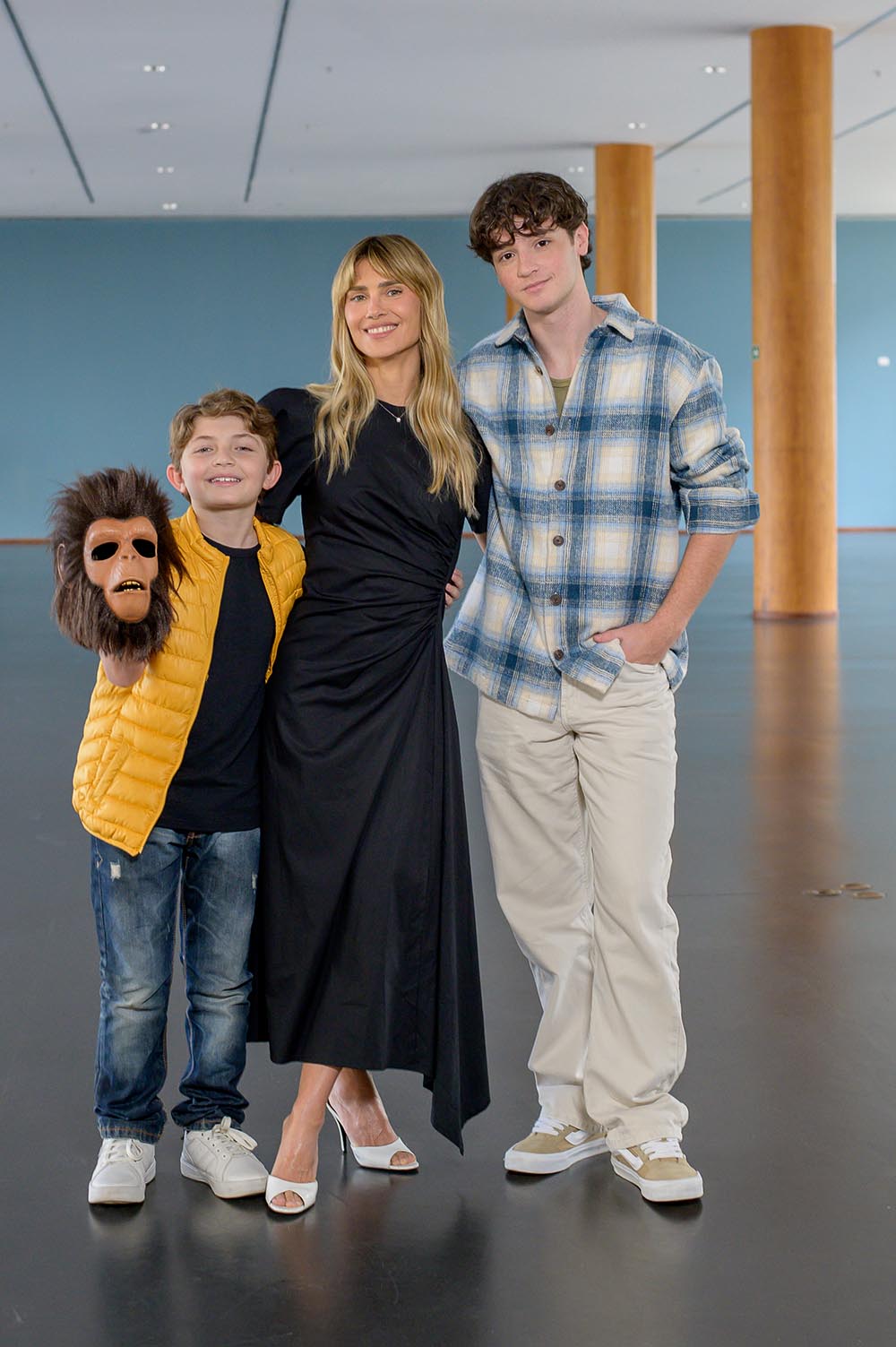 Lorenzo Mello, Carolina Dieckmann e Theo Medon - Foto: Ana Paula Amorim