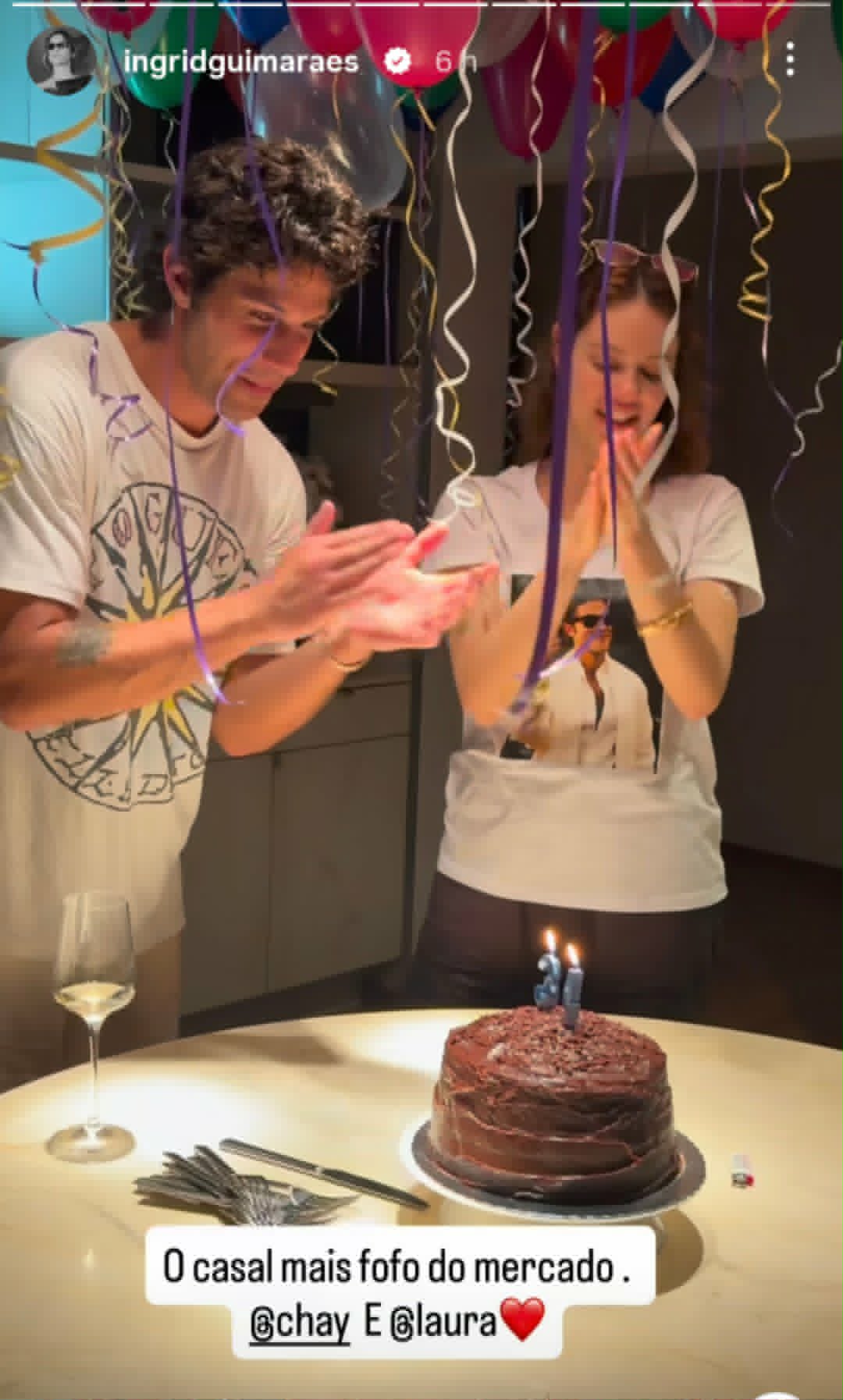Aniversário de Chay Suede - Foto: Reprodução/Instagram