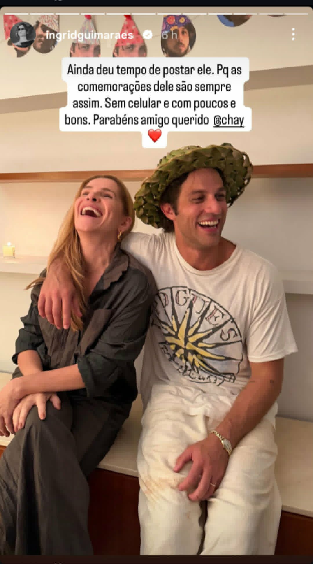 Aniversário de Chay Suede - Foto: Reprodução/Instagram