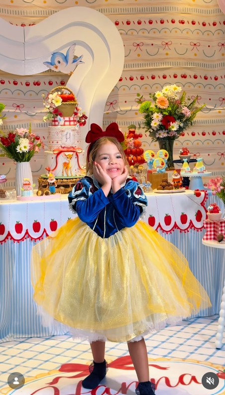 Filha caçula de Xamã celebra aniversário de 5 anos com festão - Foto: Reprodução / Instagram @babyhannaribeiro @camillamonteirofotografias