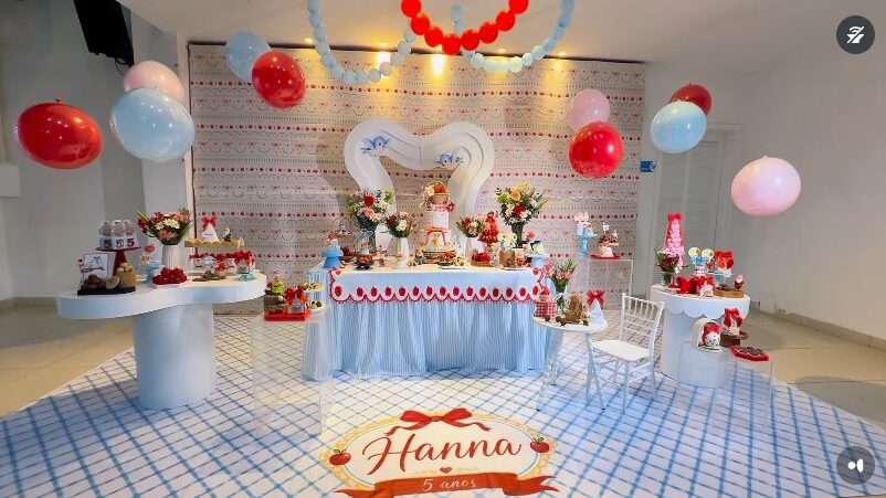 Filha caçula de Xamã celebra aniversário de 5 anos com festão - Foto: Reprodução / Instagram @babyhannaribeiro @camillamonteirofotografias