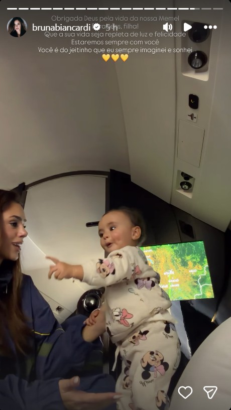Bruna Biancardi celebra 1 ano da filha, Mel - Foto: Reprodução / Instagram @brunabiancardi 
