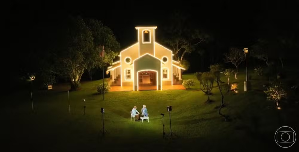 Capela da fazenda de Ana Maria Braga - Foto: Reprodução / Globo