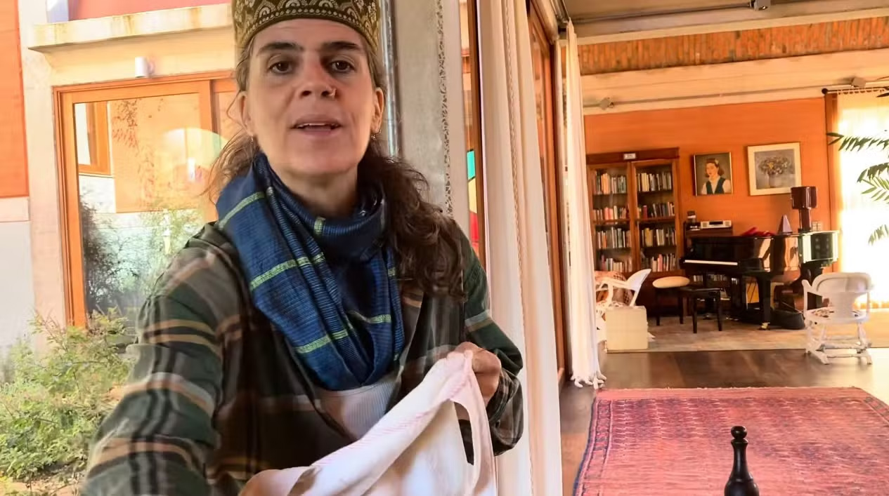 Casa de Mariana Maffeis, filha de Ana Maria Braga, no interior de São Paulo - Foto: Reprodução / YouTube