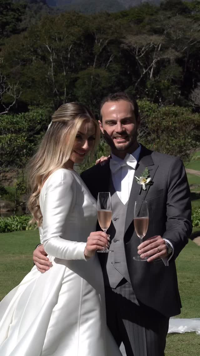 Casamento da ex-BBB Paula von Sperling - Foto: Reprodução / Instagram @paulasperlingreal @osvonz