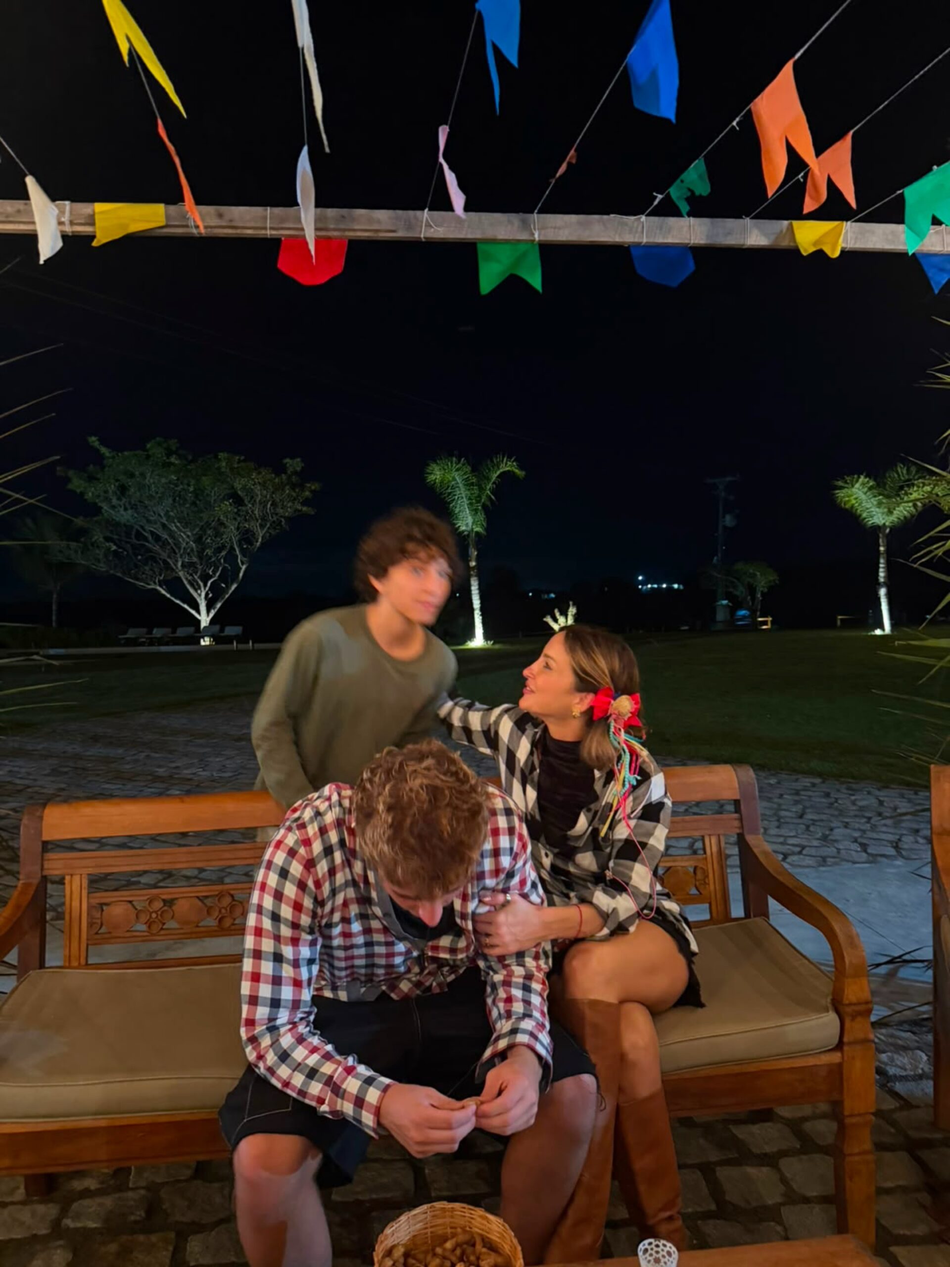 Claudia Leitte com os filhos, Davi e Rafael - Foto: Reprodução / Instagram @claudialeitte