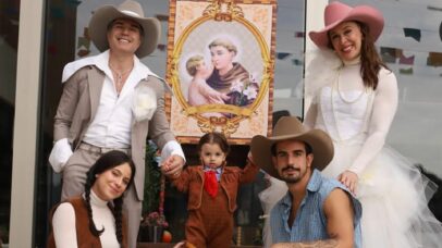 Claudia Raia mostra arraial completo que fez em sua mans&atilde;o com os filhos: 'A gente ama'
