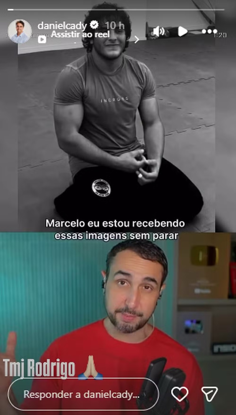 Post de Daniel Cady — Foto: Reprodução/Instagram
