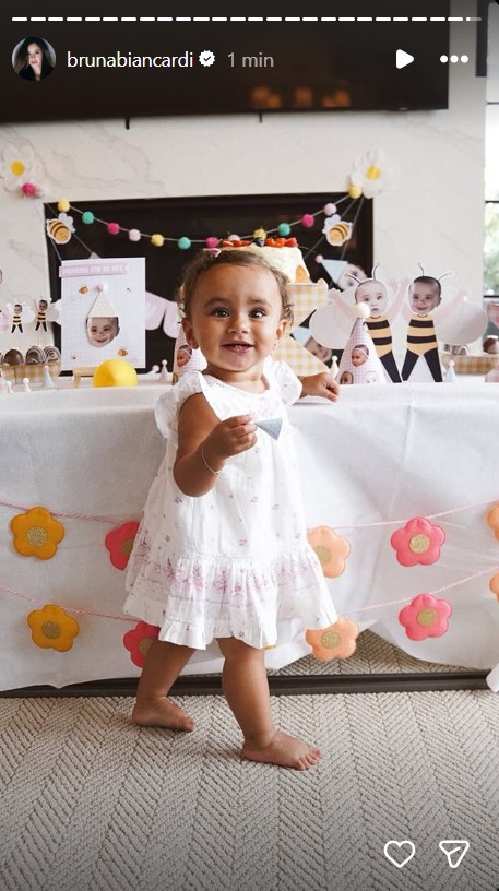 Bruna Biancardi mostra festinha de 1 ano de Mel - Foto: Reprodução / Instagram @brunabiancardi 