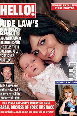 Filha de Jude Law na capa da revista Hello! - Foto: Reprodução