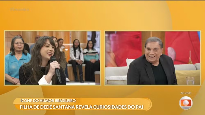 Filha de Dedé Santana — Foto: Reprodução: Globo