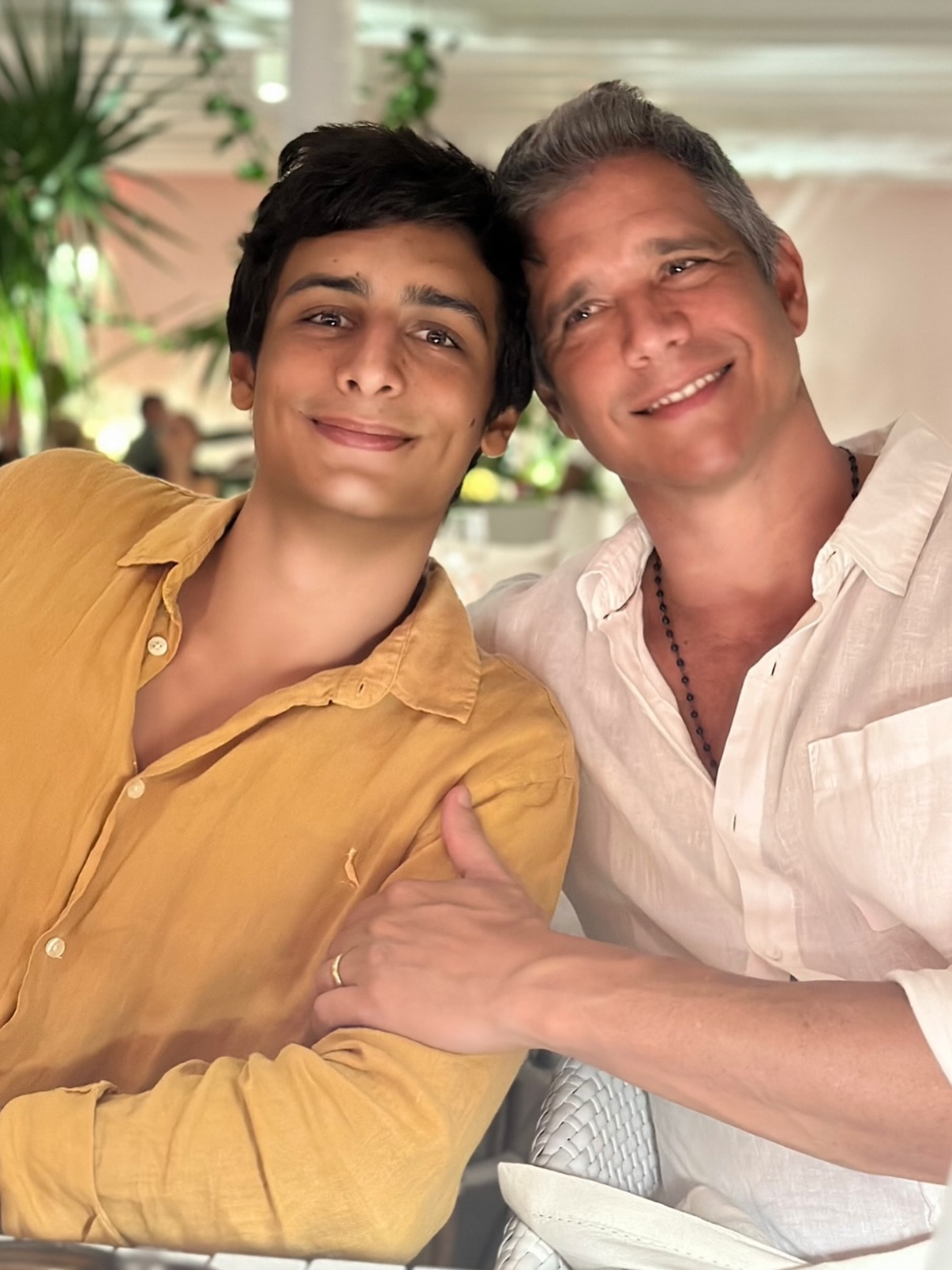 Marcio Garcia com o filho mais velho, Pedro - Foto: Reprodução / Instagram @oficialmarciogarcia