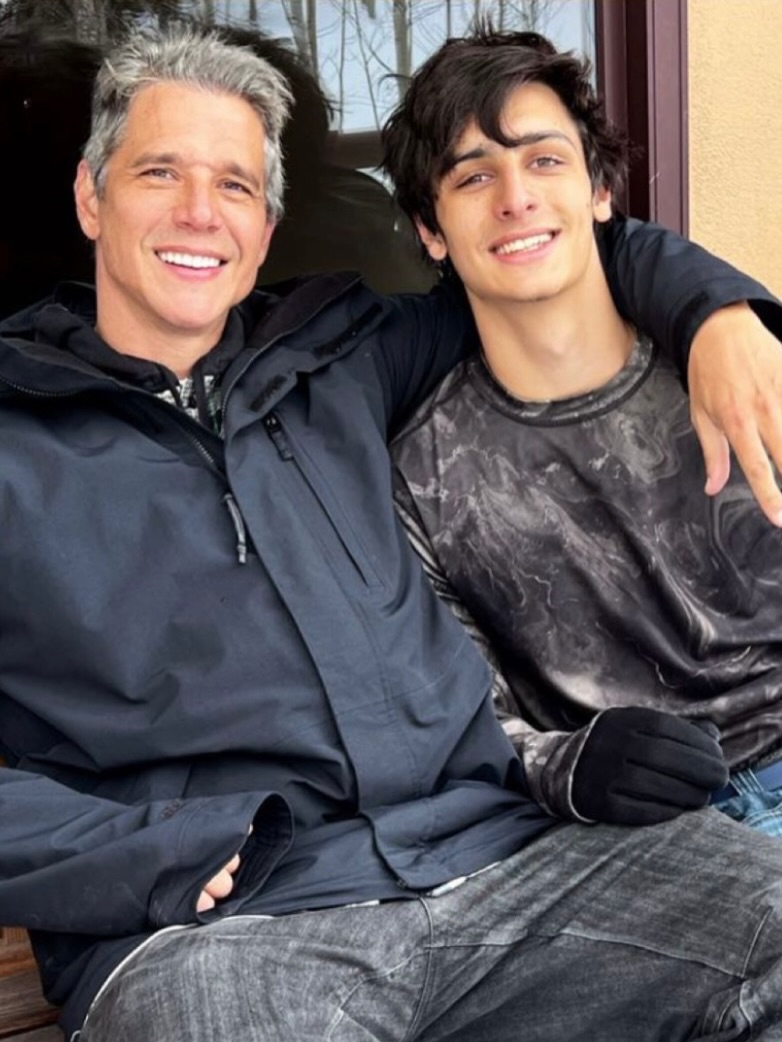Marcio Garcia com o filho mais velho, Pedro - Foto: Reprodução / Instagram @oficialmarciogarcia