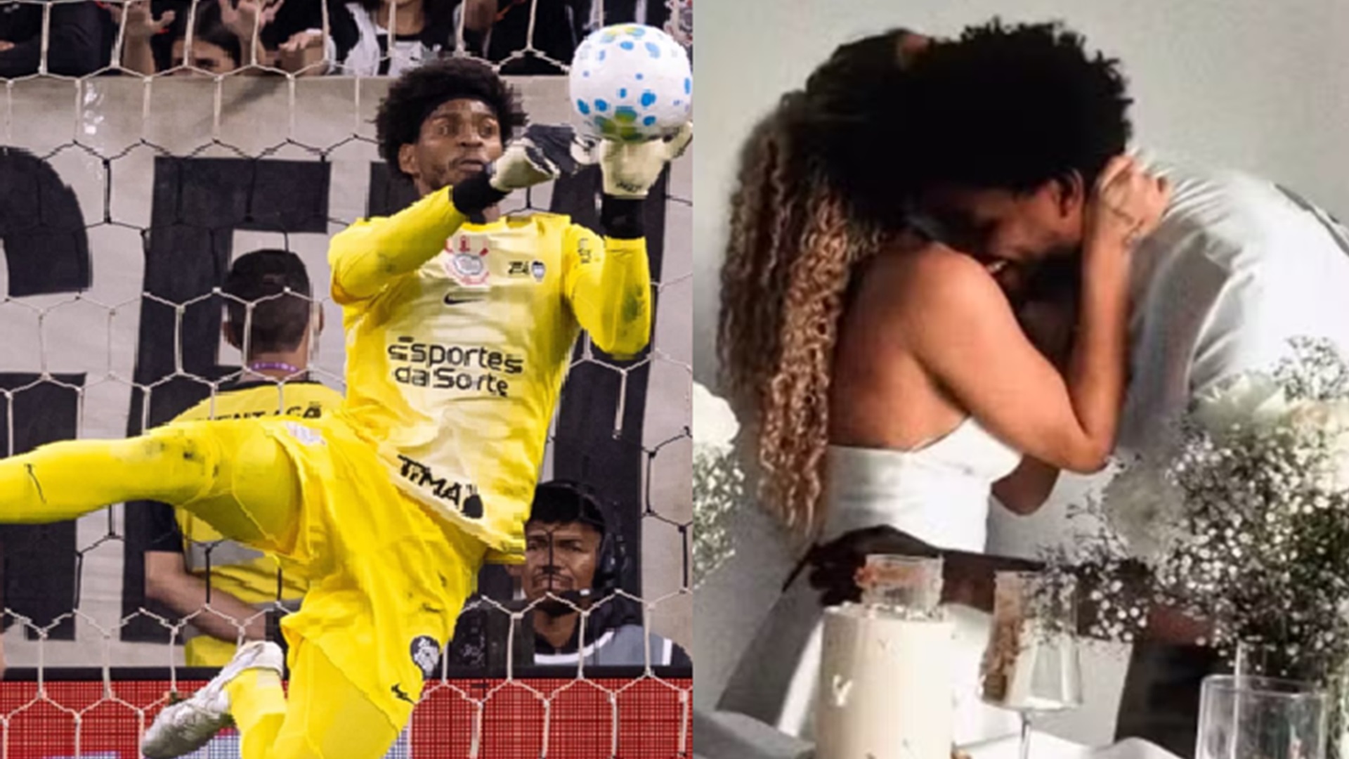 Hugo Souza e Rauany Barcellos anunciam gravidez — Foto: Reprodução/Instagram