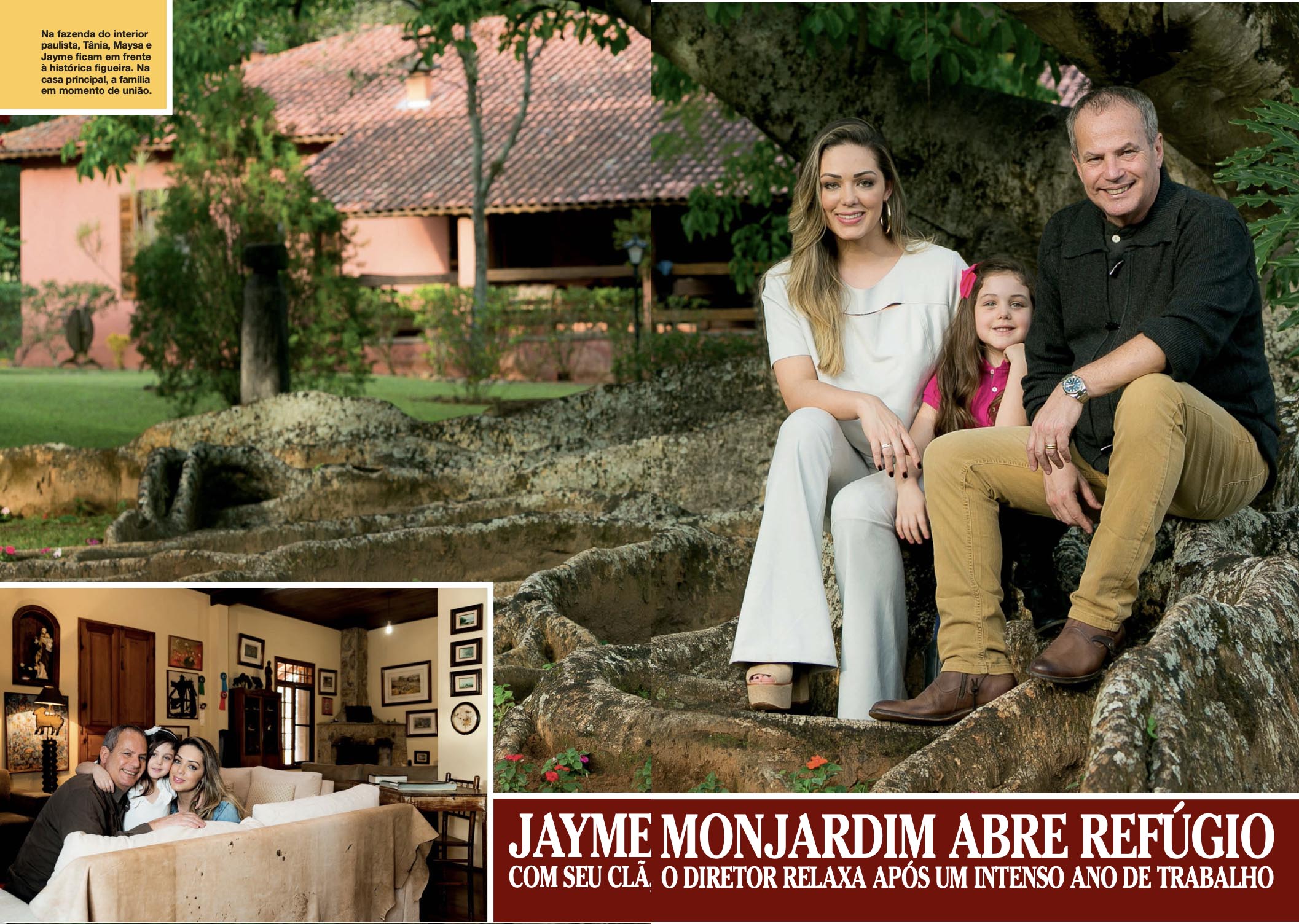 Entrevista na fazenda de Jayme Monjardim para edição 1137 da Revista CARAS, em 2015 - Foto: Arquivo CARAS