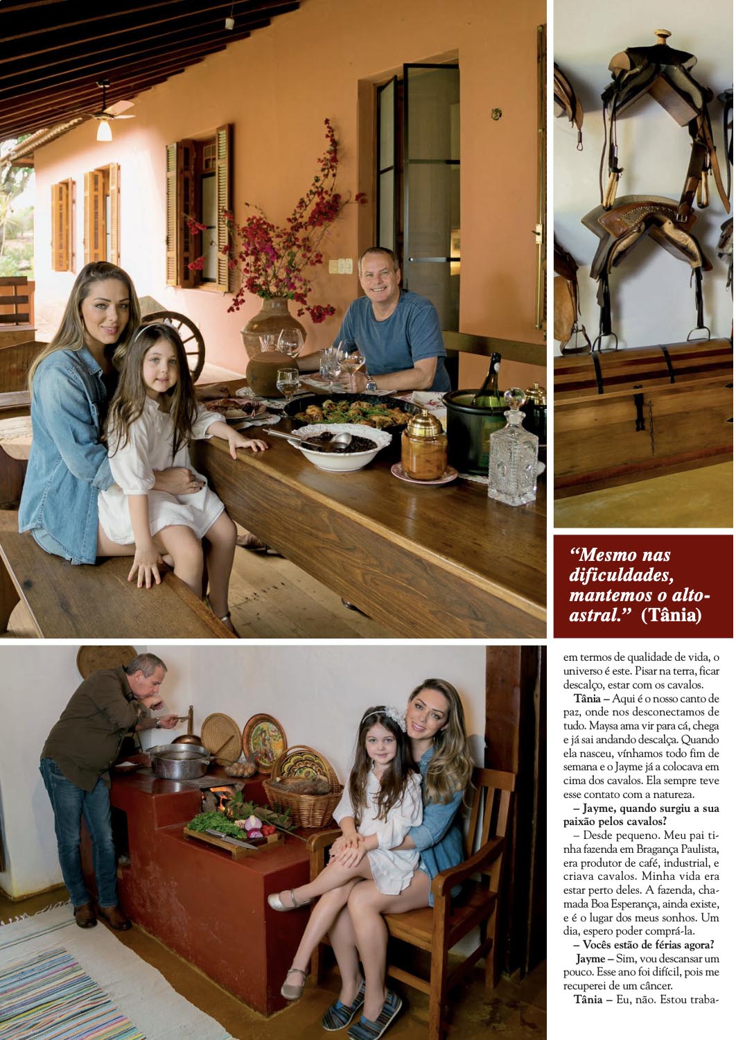 Entrevista na fazenda de Jayme Monjardim para edição 1137 da Revista CARAS, em 2015 - Foto: Arquivo CARAS