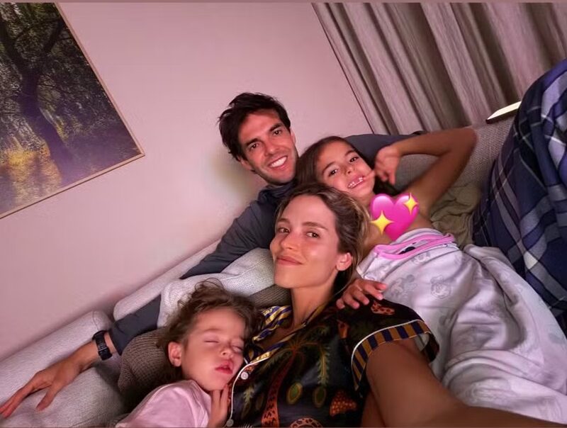 Kaká e sua família — Foto: Reprodução/Instagram