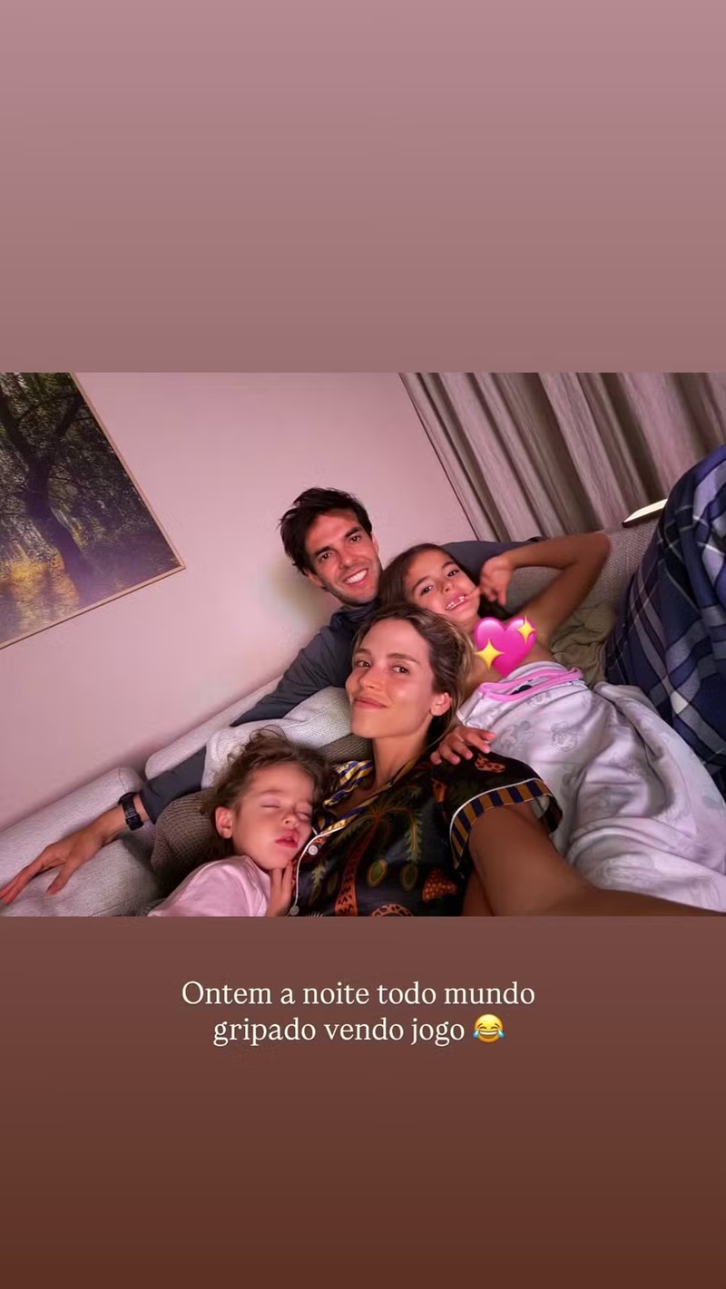 Kaká e sua família — Foto: Reprodução/Instagram