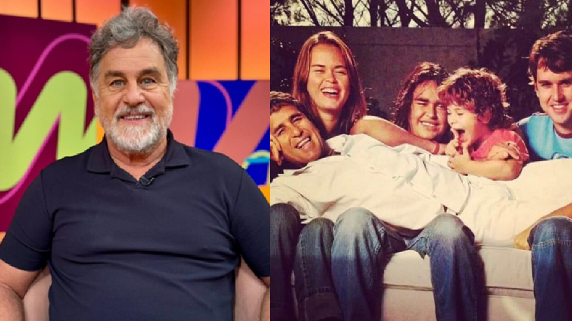 Marcos Frota revela culpa que carregou ao criar os filhos sozinho ap&oacute;s a morte da esposa: 'Convivi'