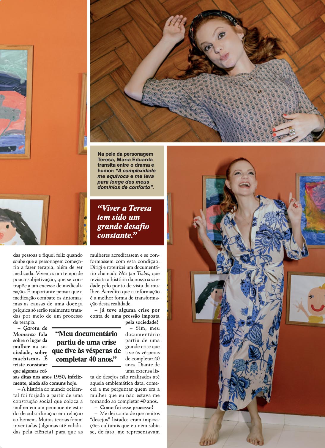 Matéria com Maria Eduarda de Carvalho na edição 1647 da Revista CARAS - Foto: Arquivo CARAS