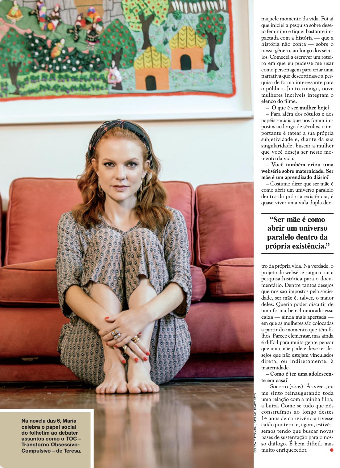 Matéria com Maria Eduarda de Carvalho na edição 1647 da Revista CARAS - Foto: Arquivo CARAS