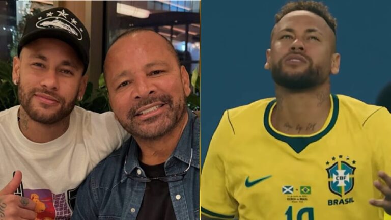 Aos 34 anos, Neymar Jr mantém hábito com o pai antes de entrar em campo: 'Até hoje'