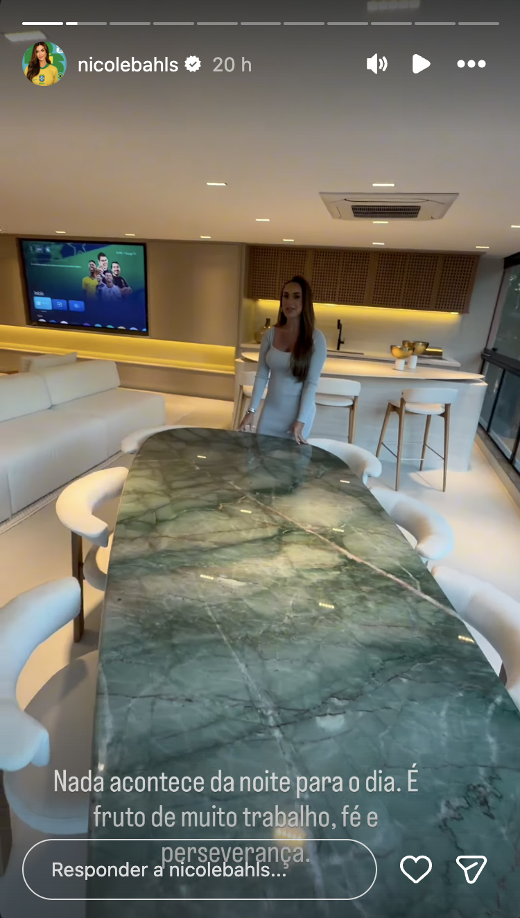 Novo apartamento de Nicole Bahls no Rio de Janeiro - Foto: Reprodução / Instagram