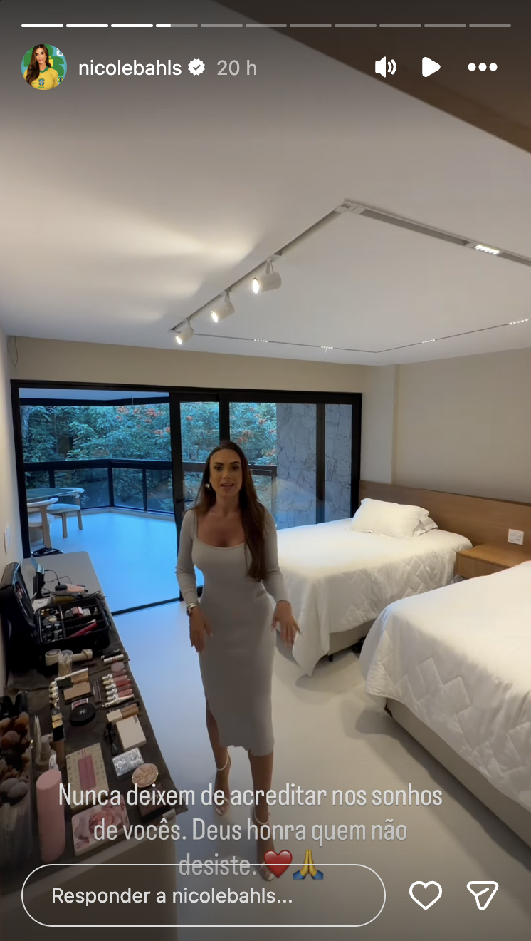 Novo apartamento de Nicole Bahls no Rio de Janeiro - Foto: Reprodução / Instagram