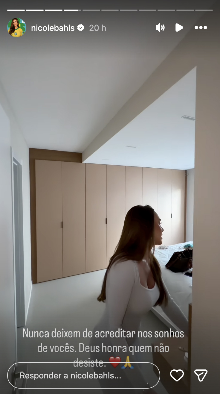 Novo apartamento de Nicole Bahls no Rio de Janeiro - Foto: Reprodução / Instagram