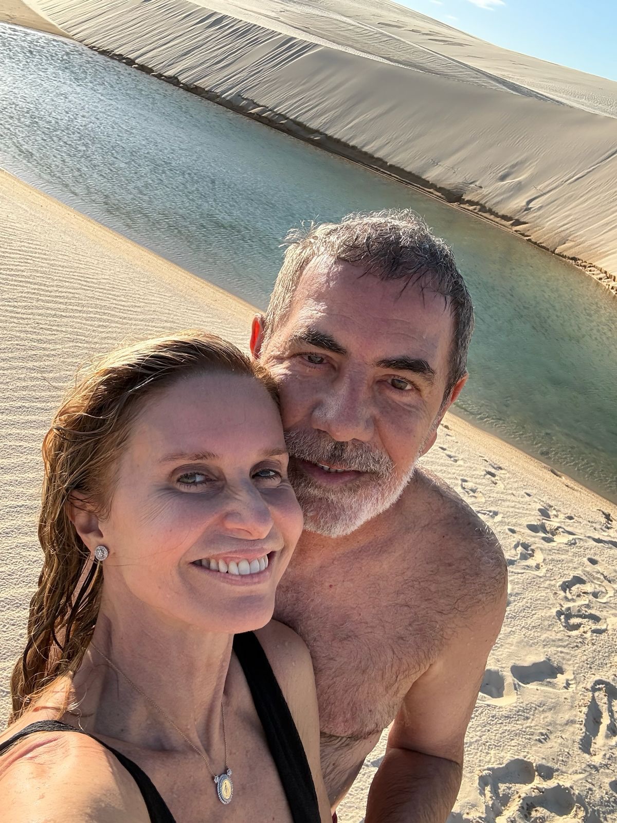 Paula Burlamaqui com o namorado, Luís Paulo Montenegro - Foto: Reprodução / Instagram @paulaburlamaquioficial