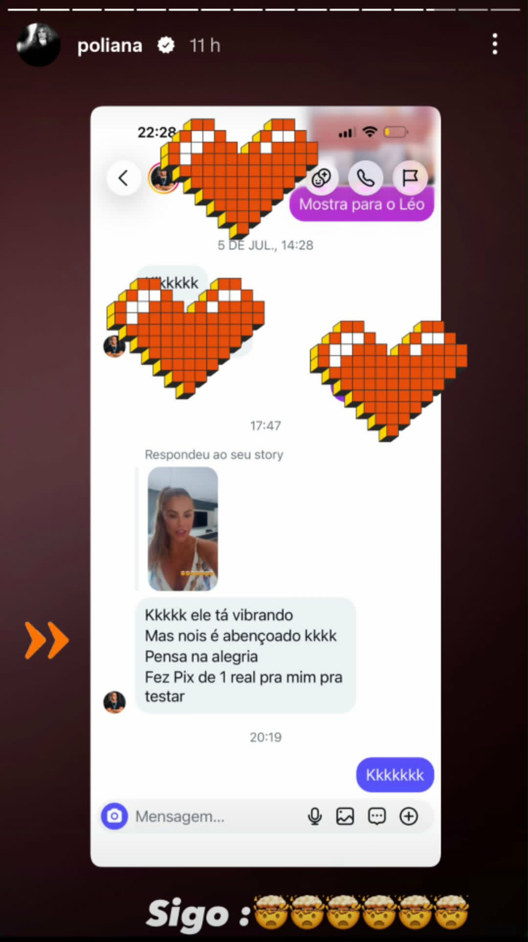 Poliana Rocha fica abalada com descoberta de Leonardo - Foto: Reprodução/Instagram
