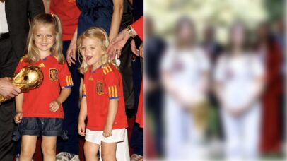 Elas cresceram! Princesas da Espanha recriam foto com a taça da Copa do Mundo