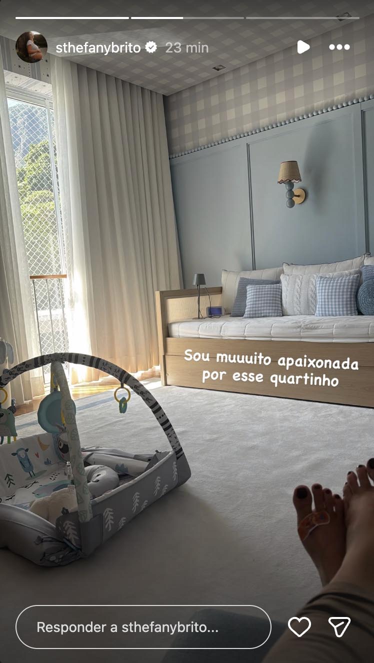 Quarto do filho caçula de Sthefany Brito - Foto: Reprodução / Instagram