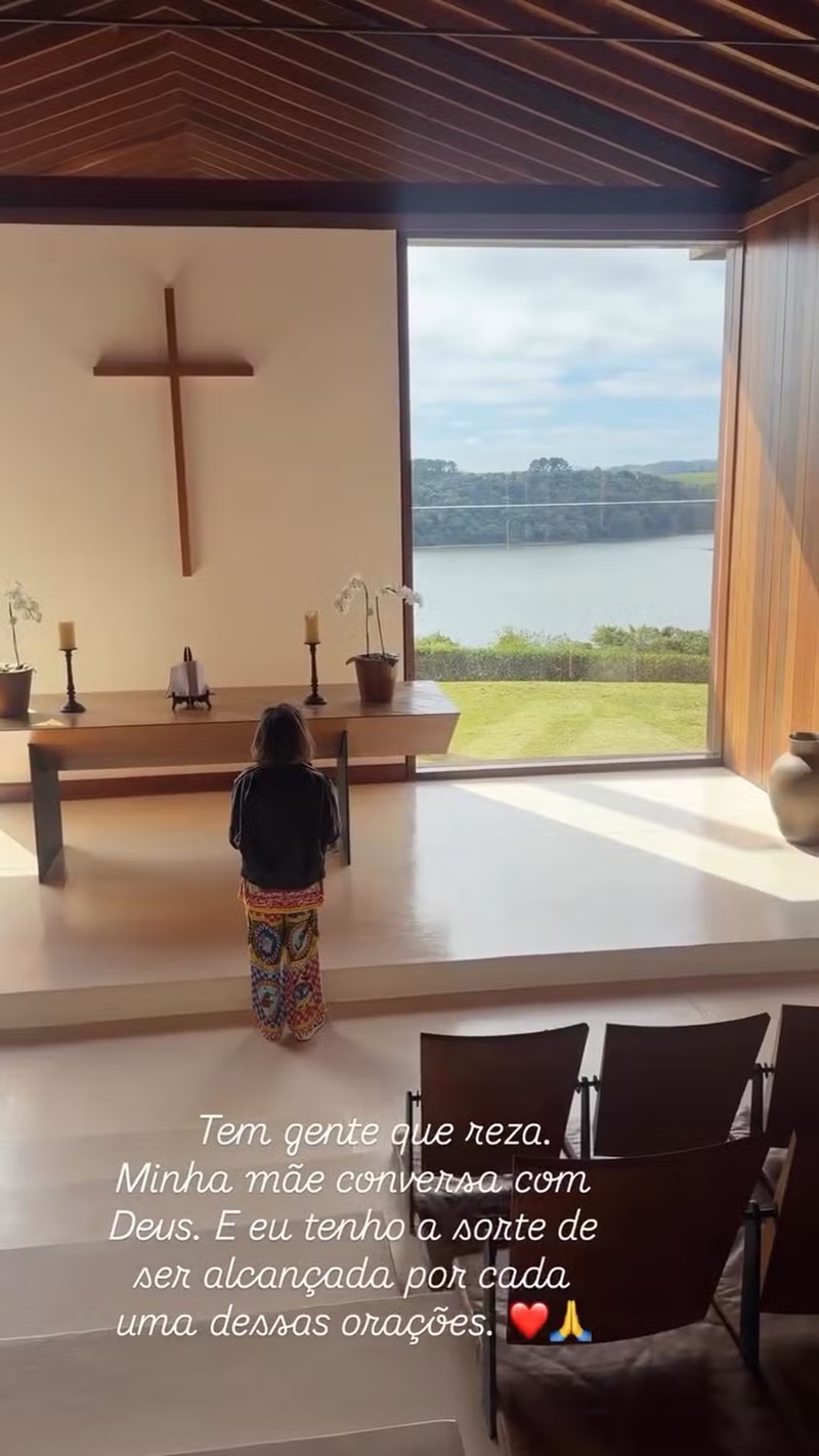 Sabrina Sato mostra capela em fazenda da família — Foto: Reprodução/ Instagram