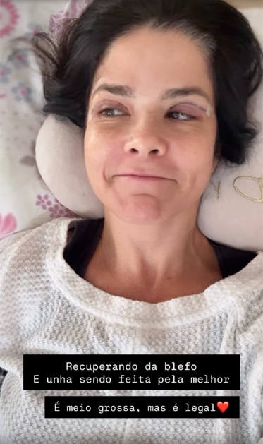 Samara Felippo reaparece após cirurgia — Foto: Reprodução/ Instagram