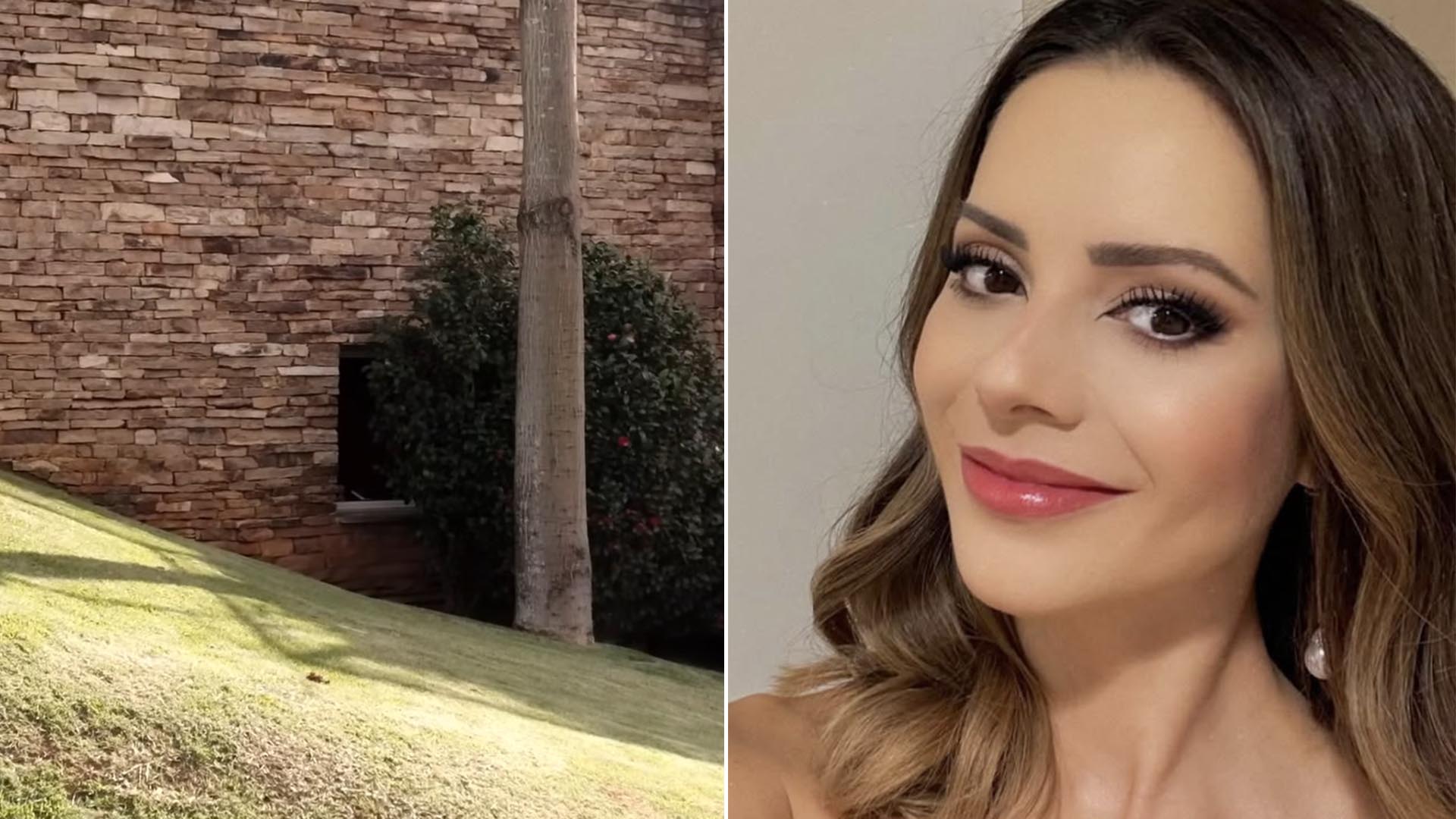 Aos 43 anos, Sandy vive em mans&atilde;o com revestimento de tijolinhos e jardim espa&ccedil;oso em Campinas